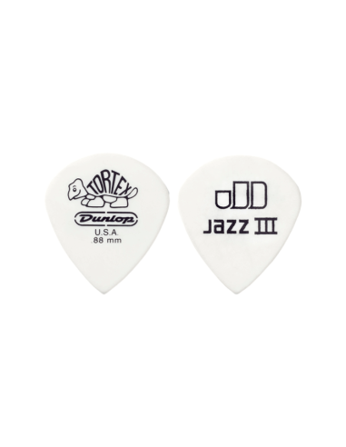 Bolsa 12 Púas Dunlop 478P-100 Tortex White Jazz III 1.00mm