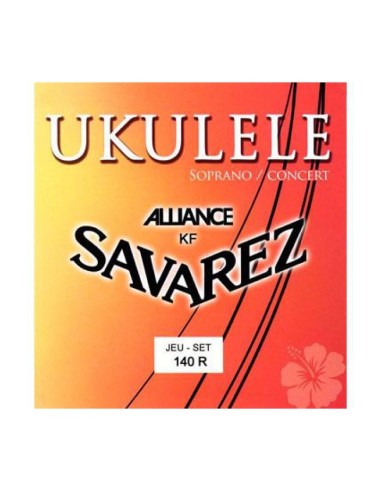 Juego Savarez Ukelele Alliance 140-R Soprano/Concert