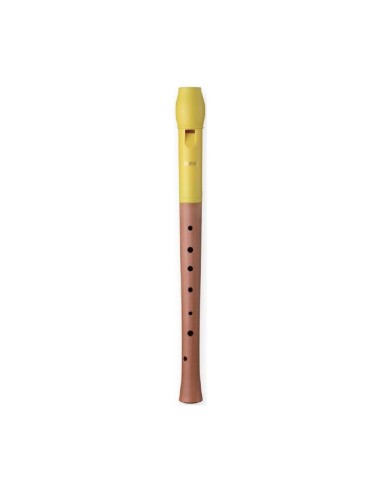 Flauta Dulce Soprano Digitación Alemana Smart WRS-4338G-YE Mixta Amarilla
