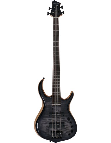 M7 SWAMP ASH-4 FRETLESS (2ND GEN) TBK TRANS BLACK