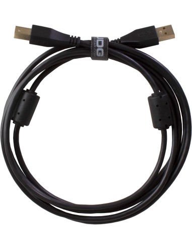 U95001BL - ULTIMATE AUDIO CABLE USB 2.0 A-B BLACK STRAIGHT  1M