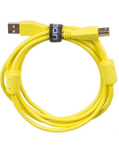 U95002YL - ULTIMATE AUDIO CABLE USB 2.0 A-B YELLOW STRAIGHT 2M