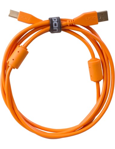 U95002OR - ULTIMATE AUDIO CABLE USB 2.0 A-B ORANGE STRAIGHT 2M
