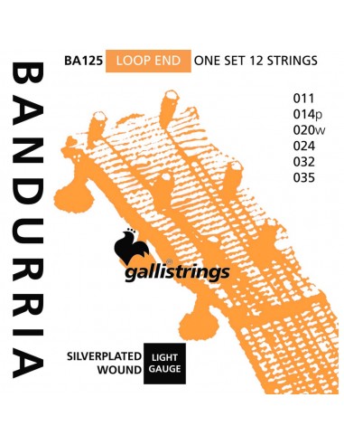 Cuerda 2ª Bandurria Galli (Par)