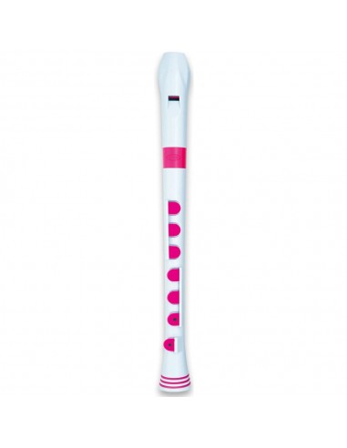 Flauta Nuvo Recorder+ Digitación Alemana N-320RDBWPKG Blanca/Rosa