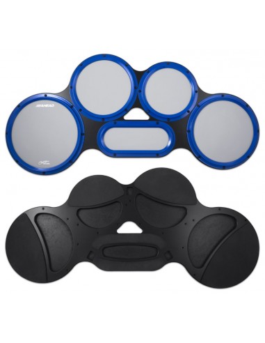 S-Hoop Chaves Tenor Pad, 4/5/6 Combination w/GRAY Gum Surfaces, BLUE S-HOOPS