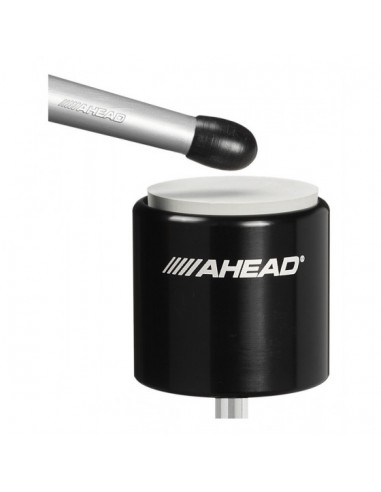 Ahead Wicked Chops Practice Pad, 8mm Thread, Compact,Black Anodised Aluminum
