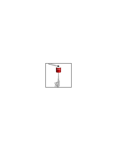 Ahead Wicked Chops Practice Pad, 8mm Thread, Compact,Red Anodized Aluminum