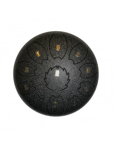 Steel Tongue Drum F-Zone STD1013N Negro Jaspeado (10" 13 notas)
