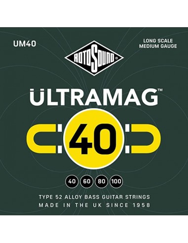 JUEGO DE CUERDAS ROTOSOUND ULTRAMAG PARA BAJO UM40