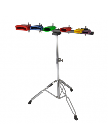 Juego 6 bloques de plástico con soporte TCM TCCB-15CS de 4" a 9"