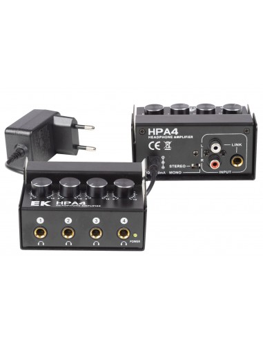 AMPLIFICADOR EK DE AURICULARES DE 4 CANALES