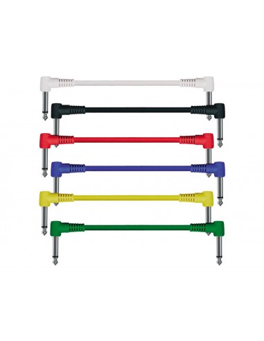 SET DE 6 LATIGUILLOS BOSTON JACK ACODADO/JACK ACODADO 0.3m 6uds